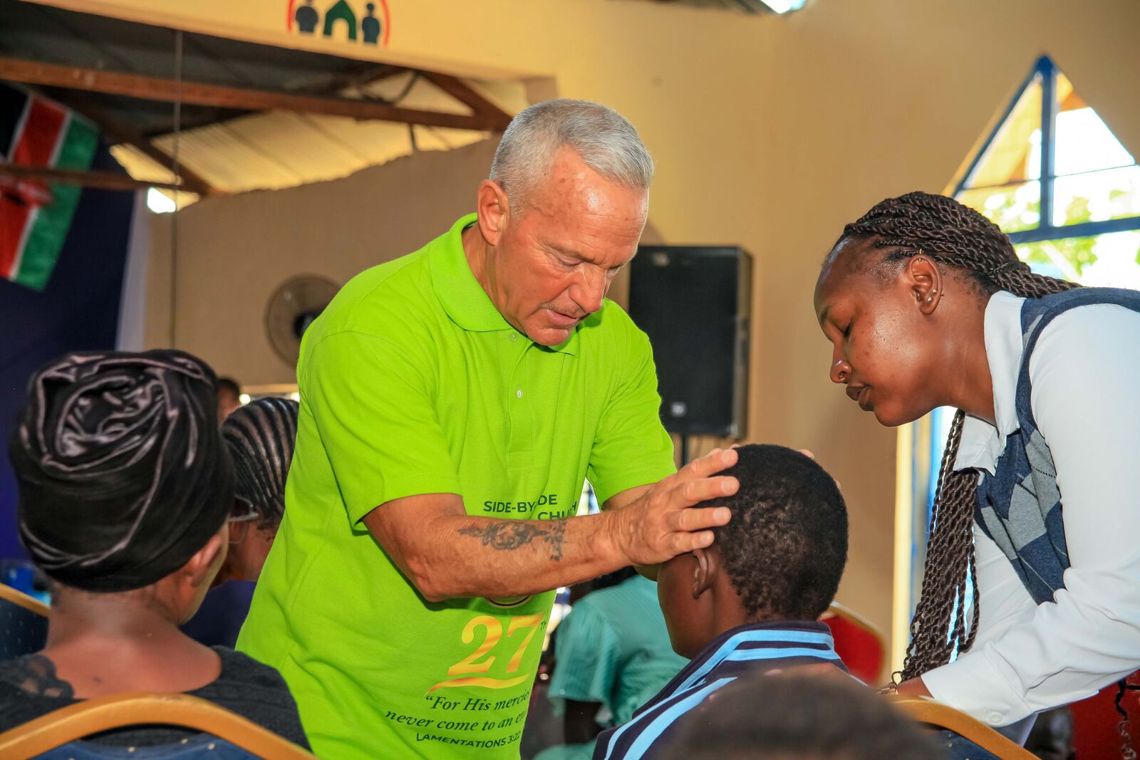 Prayer and ministry with a church member