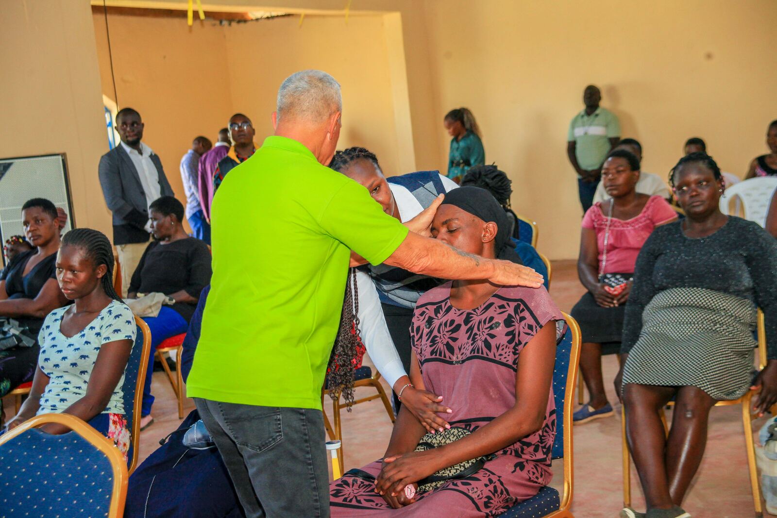 Prayer and ministry with a church member