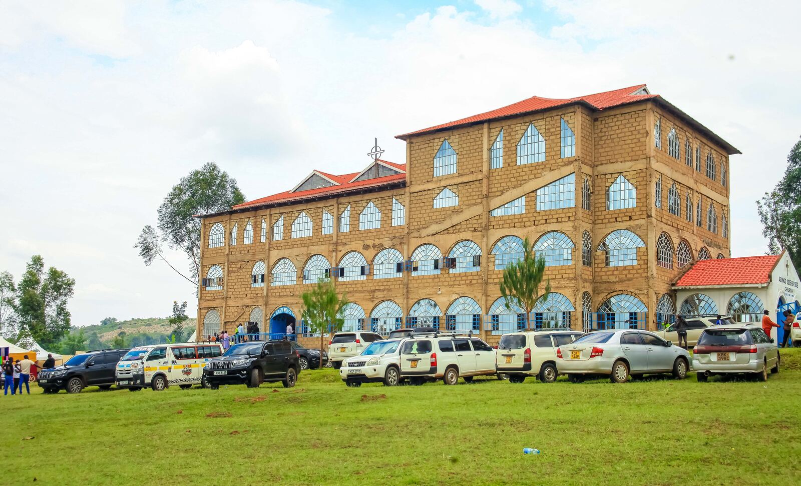 Exterior view of the mission campus building