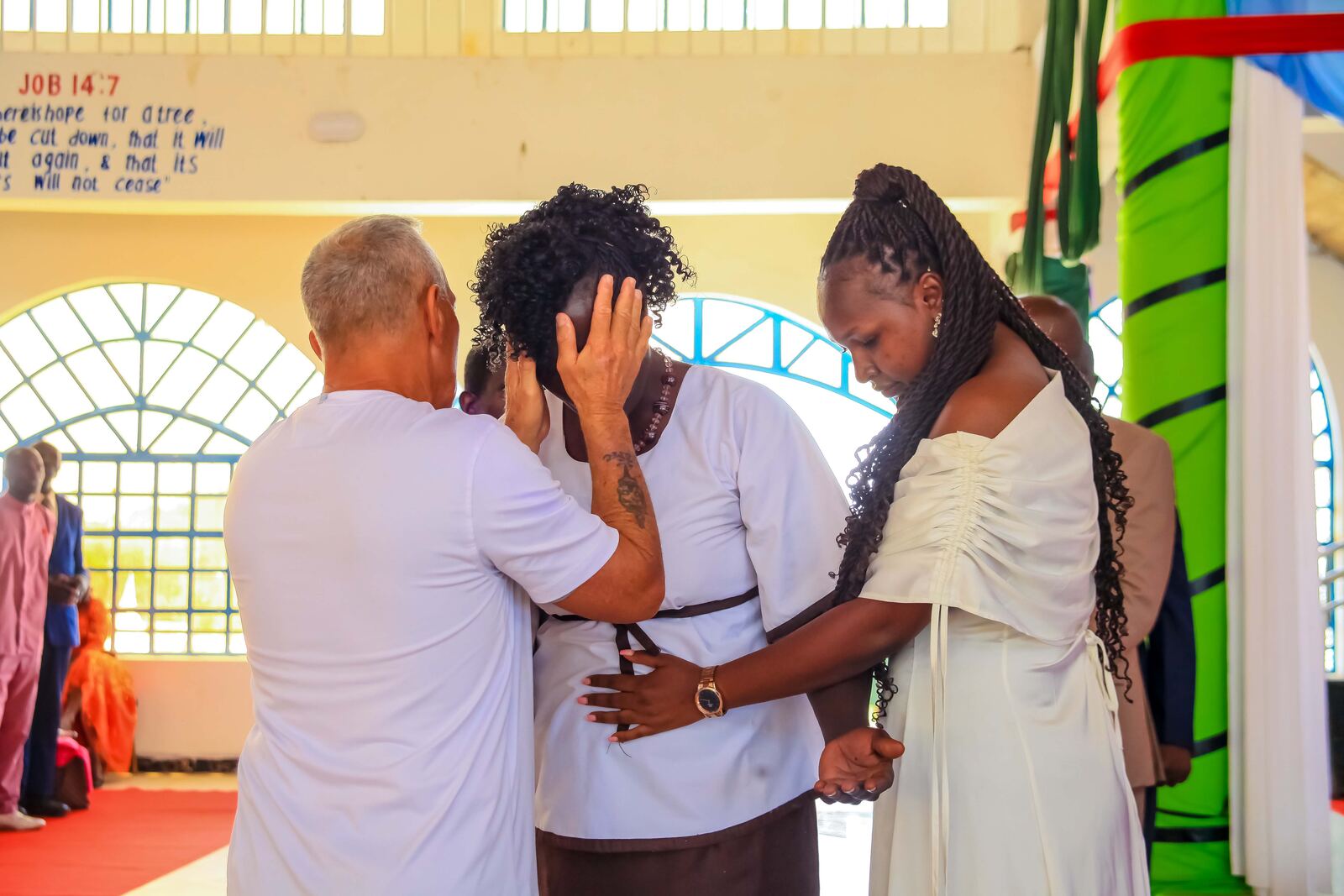 Prayer and ministry with church members