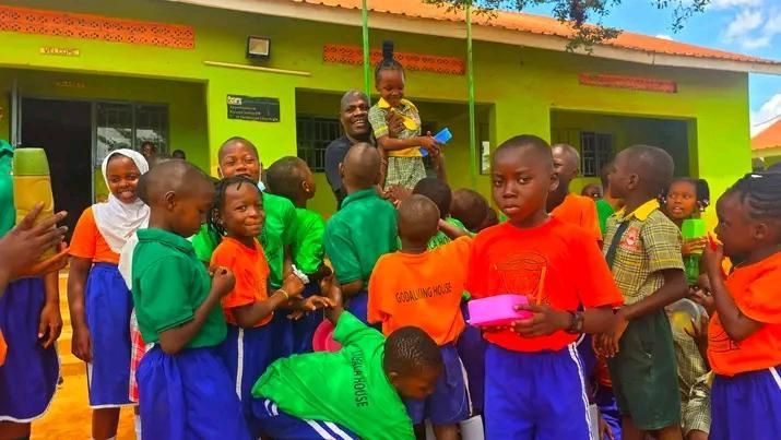 Seeds Academy Primary and Junior School pupils